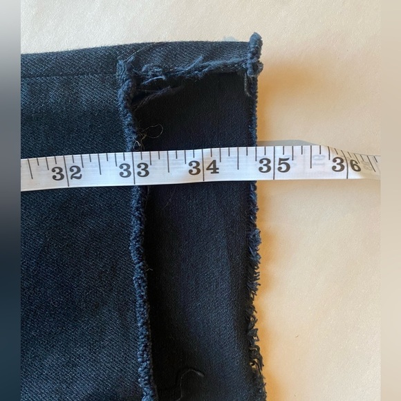 Rag & Bone Woman’s Straight High Low Raw Hem Jeans, Size 23 - Picture 10 of 11